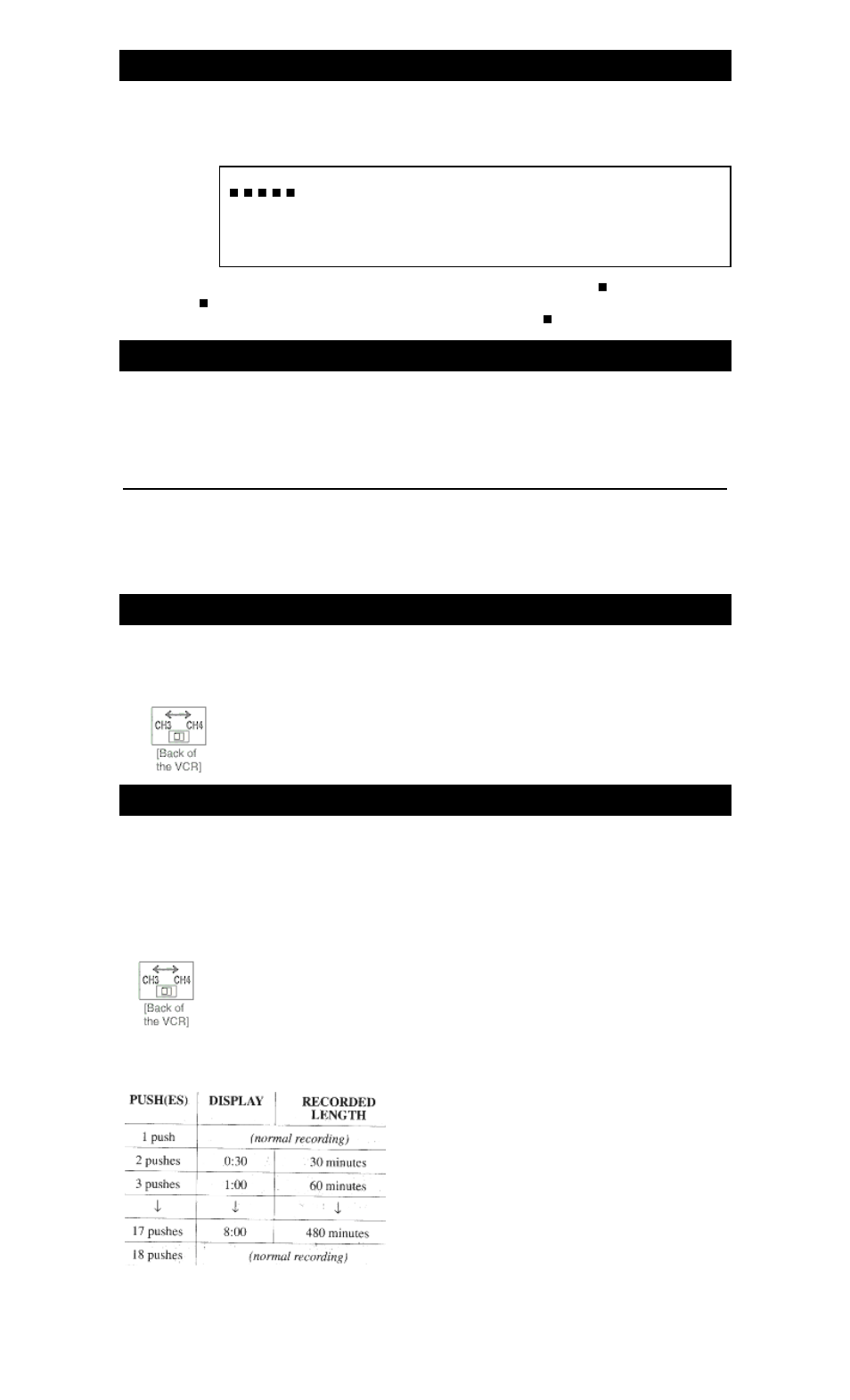 Skipping unwanted scenes during recording, Recording one program and viewing another, Irt (instant recording timer) | Hitachi VT-FX6500A User Manual | Page 33 / 46