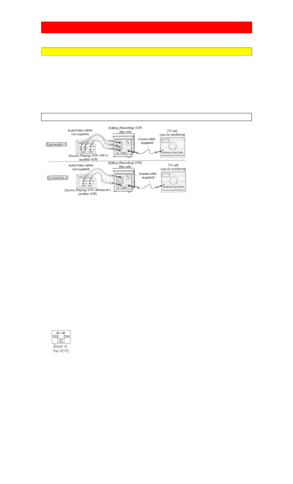 Copying a video tape, To monitor the recording | Hitachi VT-FX6500A User Manual | Page 40 / 46