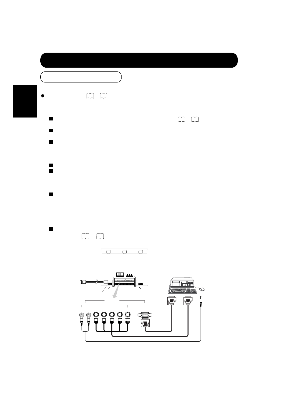 Installation instructions (continued), Connecting to the pc, Installation and cabling | English | Hitachi CMP307XU User Manual | Page 12 / 32