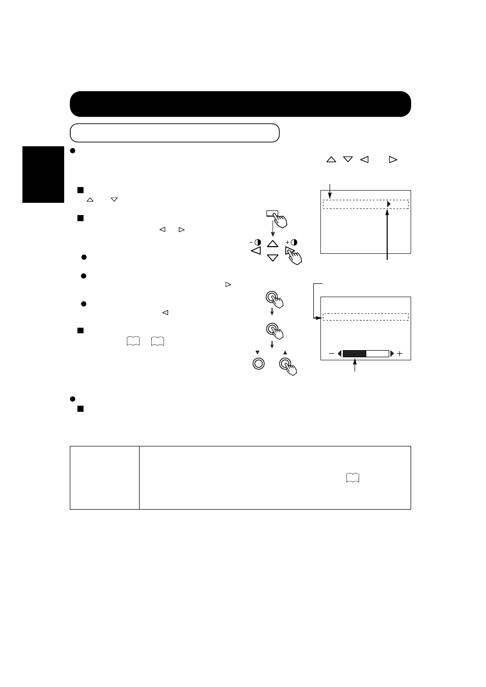 Operating instructions (continued), On-screen display system, easymenu, English | Hints | Hitachi CMP307XU User Manual | Page 18 / 32