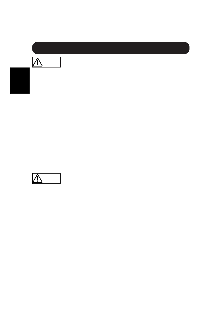 Safety guidelines(continued), Warning, English | Hitachi CMP307XU User Manual | Page 6 / 32