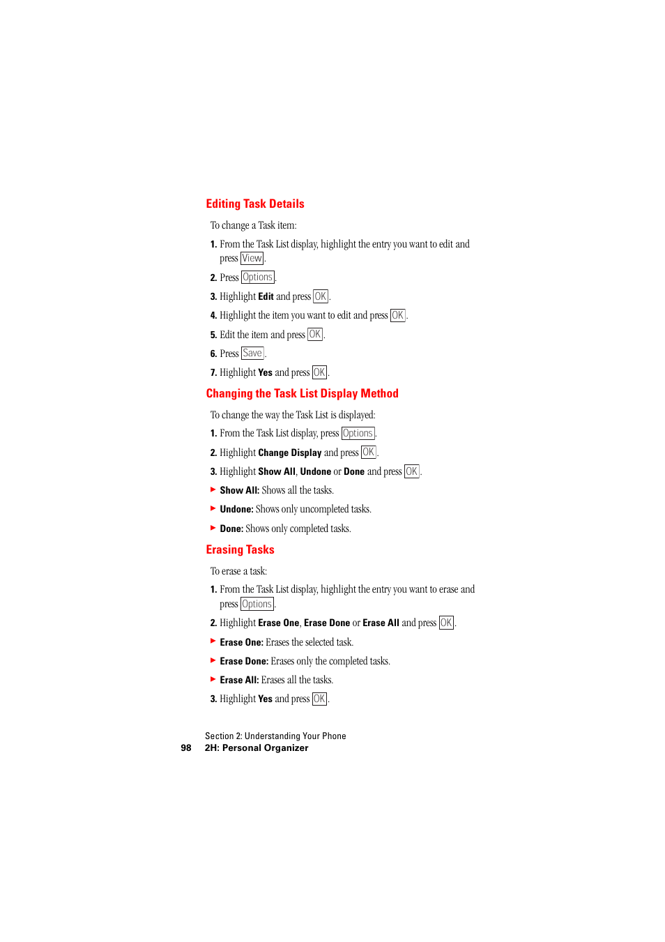 Hitachi SINGLE-BAND PCS PHONE SH-P300 User Manual | Page 107 / 455