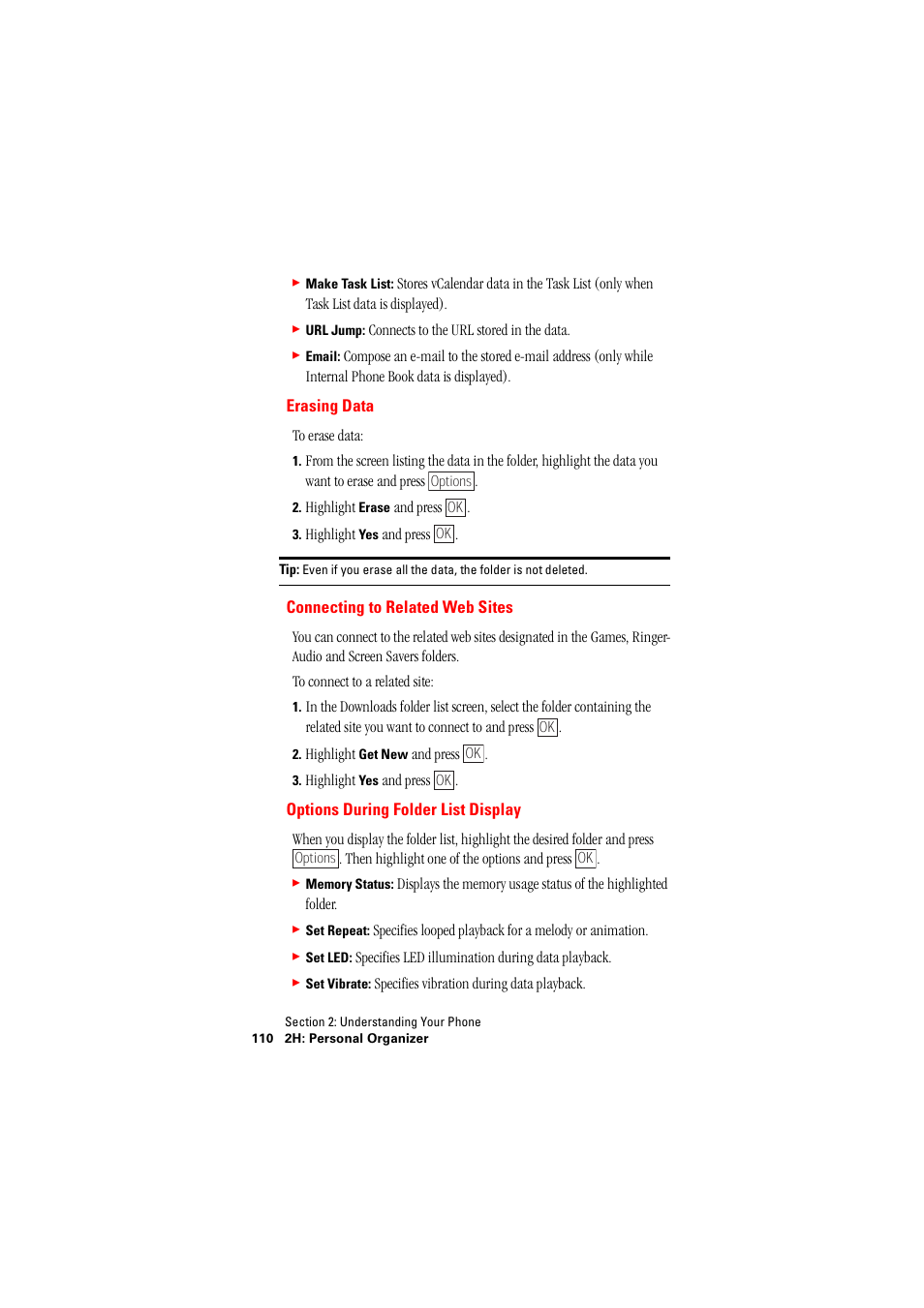 Hitachi SINGLE-BAND PCS PHONE SH-P300 User Manual | Page 119 / 455