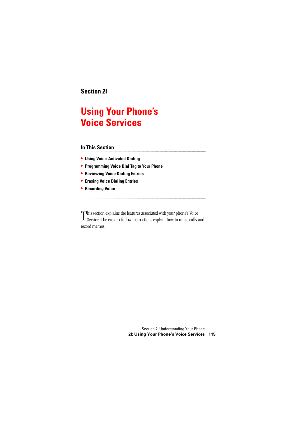 Using your phone’s voice services | Hitachi SINGLE-BAND PCS PHONE SH-P300 User Manual | Page 124 / 455