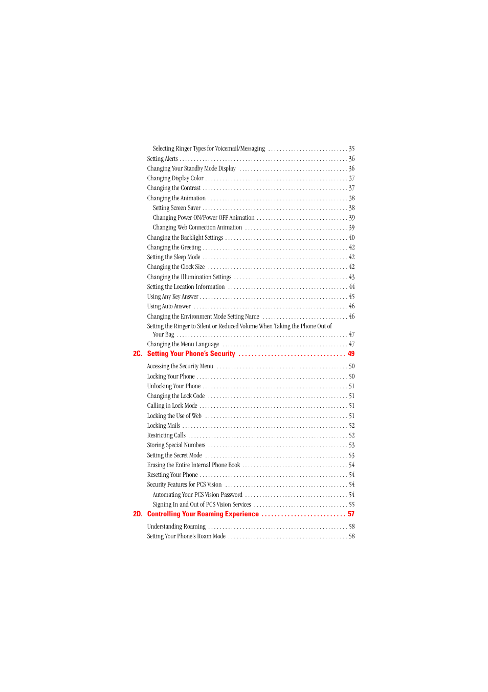 Hitachi SINGLE-BAND PCS PHONE SH-P300 User Manual | Page 3 / 455