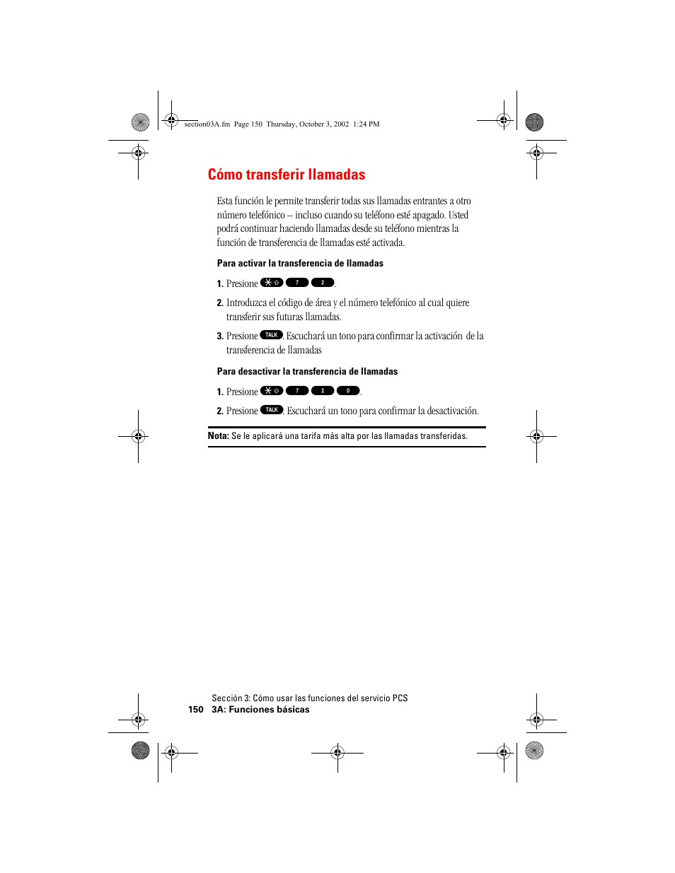 Cómo transferir llamadas | Hitachi SINGLE-BAND PCS PHONE SH-P300 User Manual | Page 385 / 455
