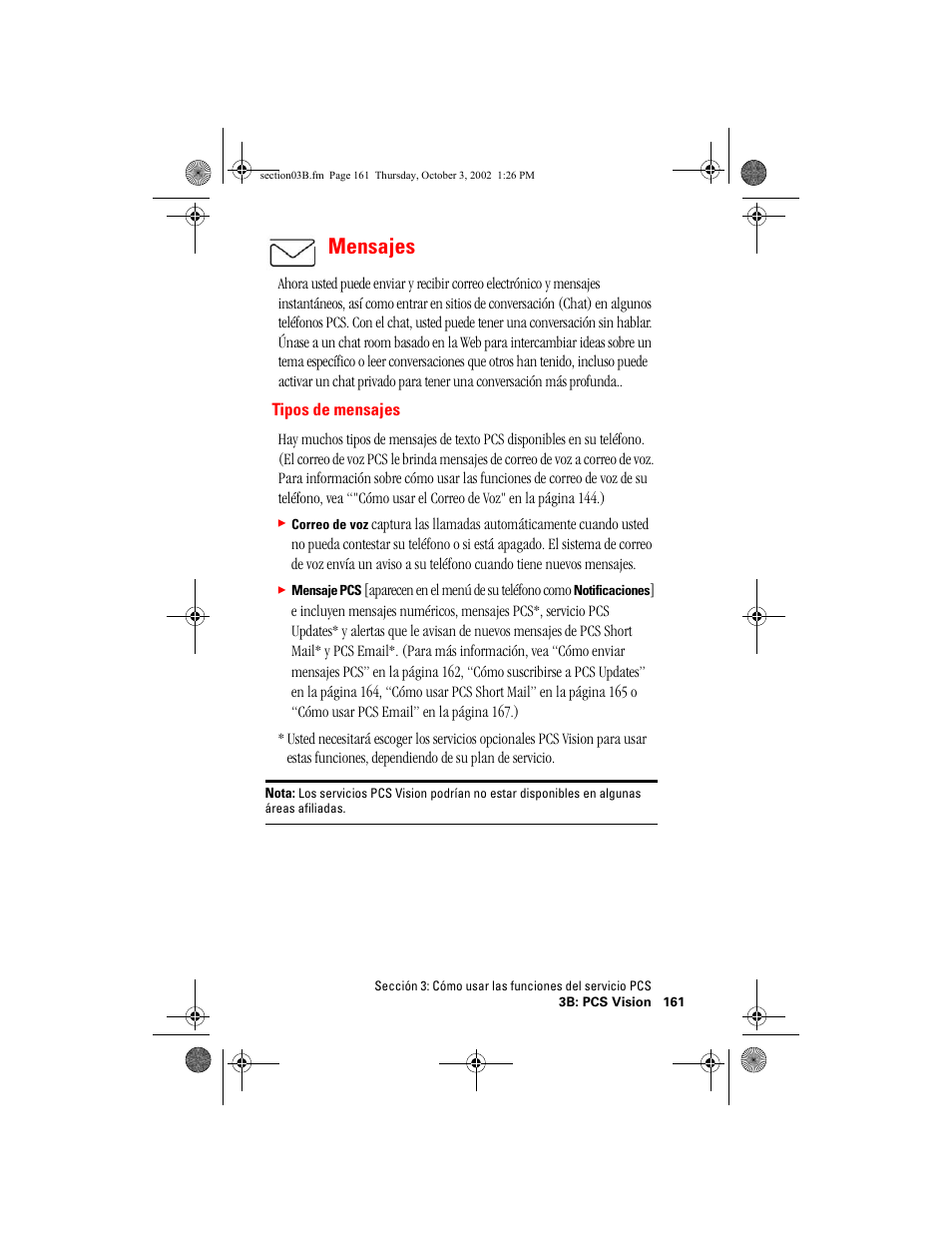 Mensajes | Hitachi SINGLE-BAND PCS PHONE SH-P300 User Manual | Page 396 / 455