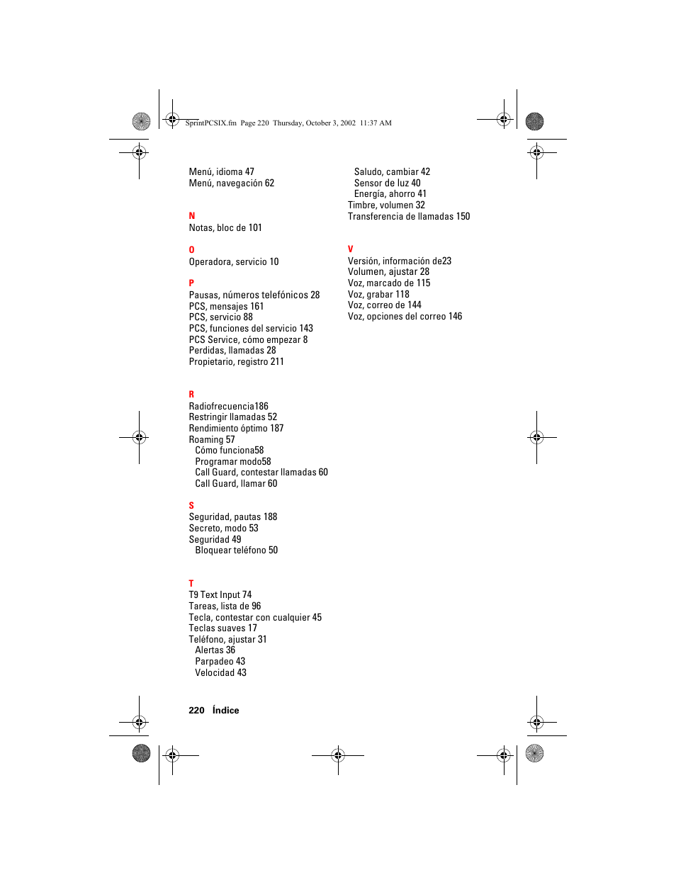 Hitachi SINGLE-BAND PCS PHONE SH-P300 User Manual | Page 455 / 455