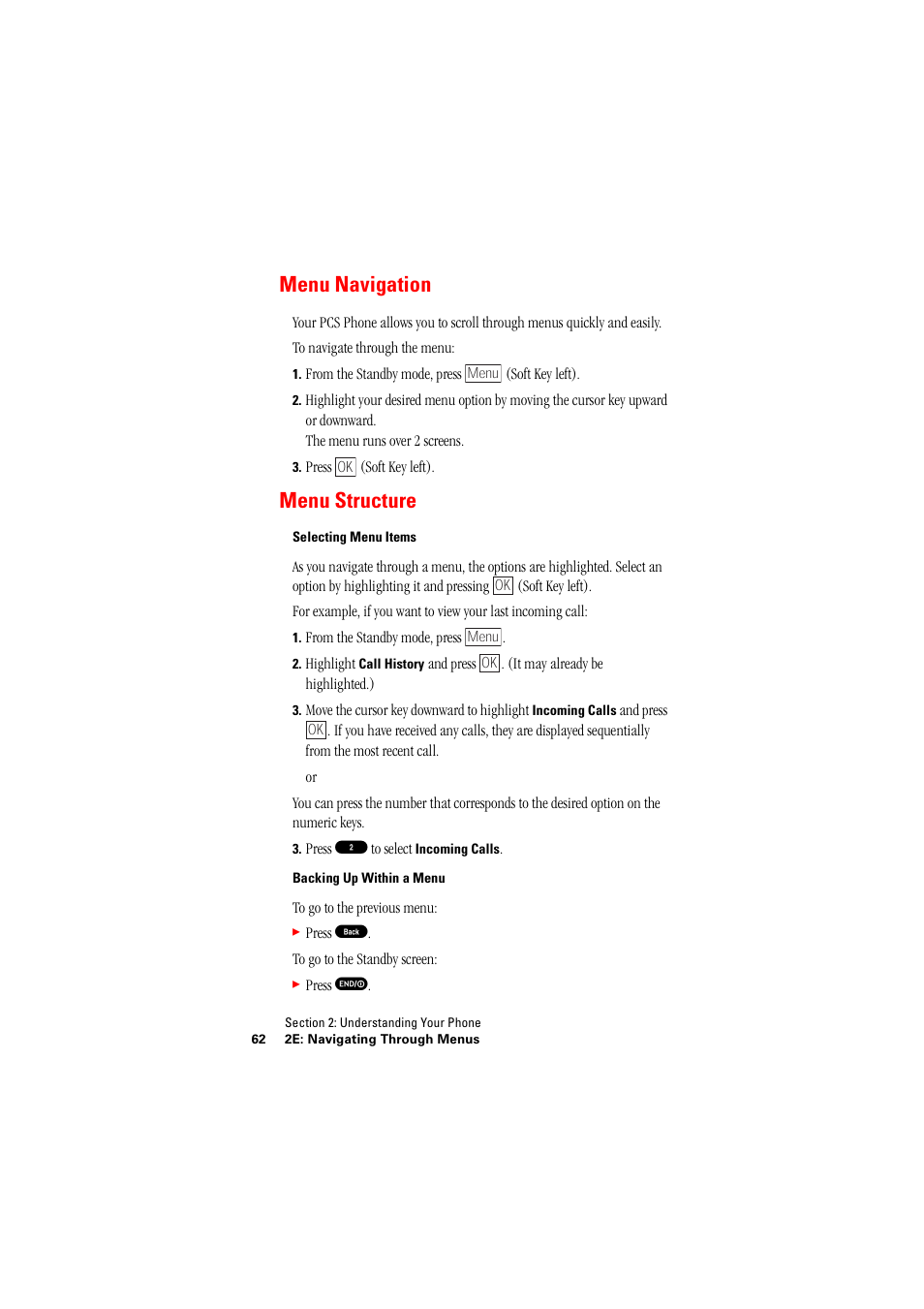 Menu navigation, Menu structure, Menu navigation menu structure | Hitachi SINGLE-BAND PCS PHONE SH-P300 User Manual | Page 71 / 455
