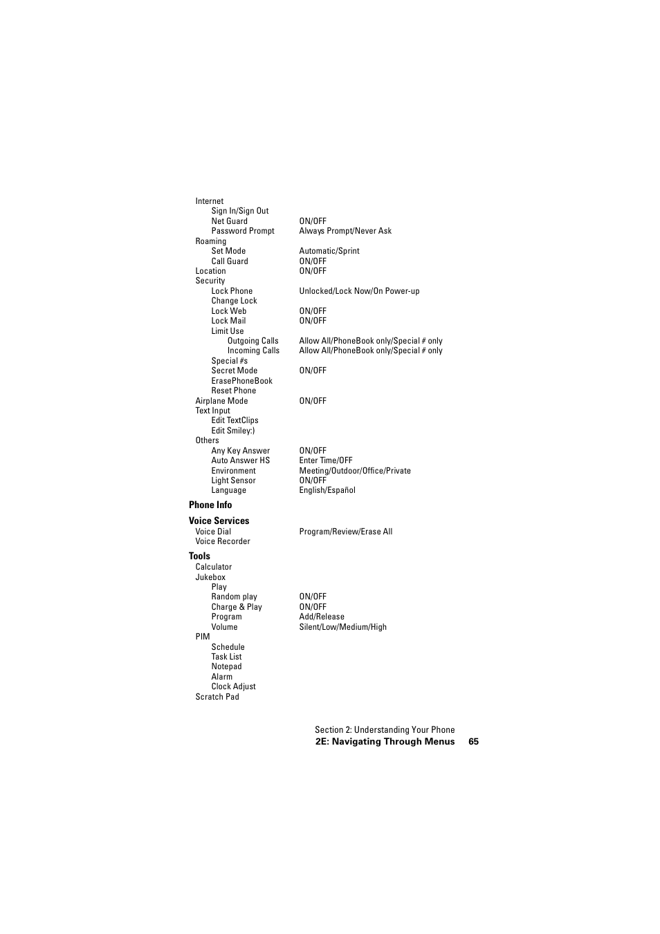 Hitachi SINGLE-BAND PCS PHONE SH-P300 User Manual | Page 74 / 455