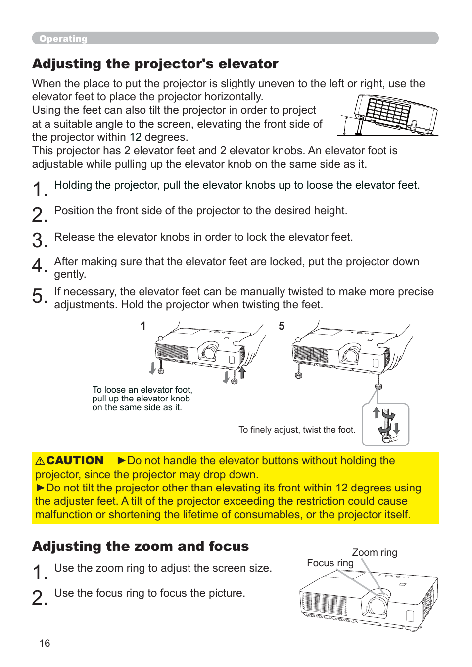 Hitachi CP-RX79 User Manual | Page 25 / 95