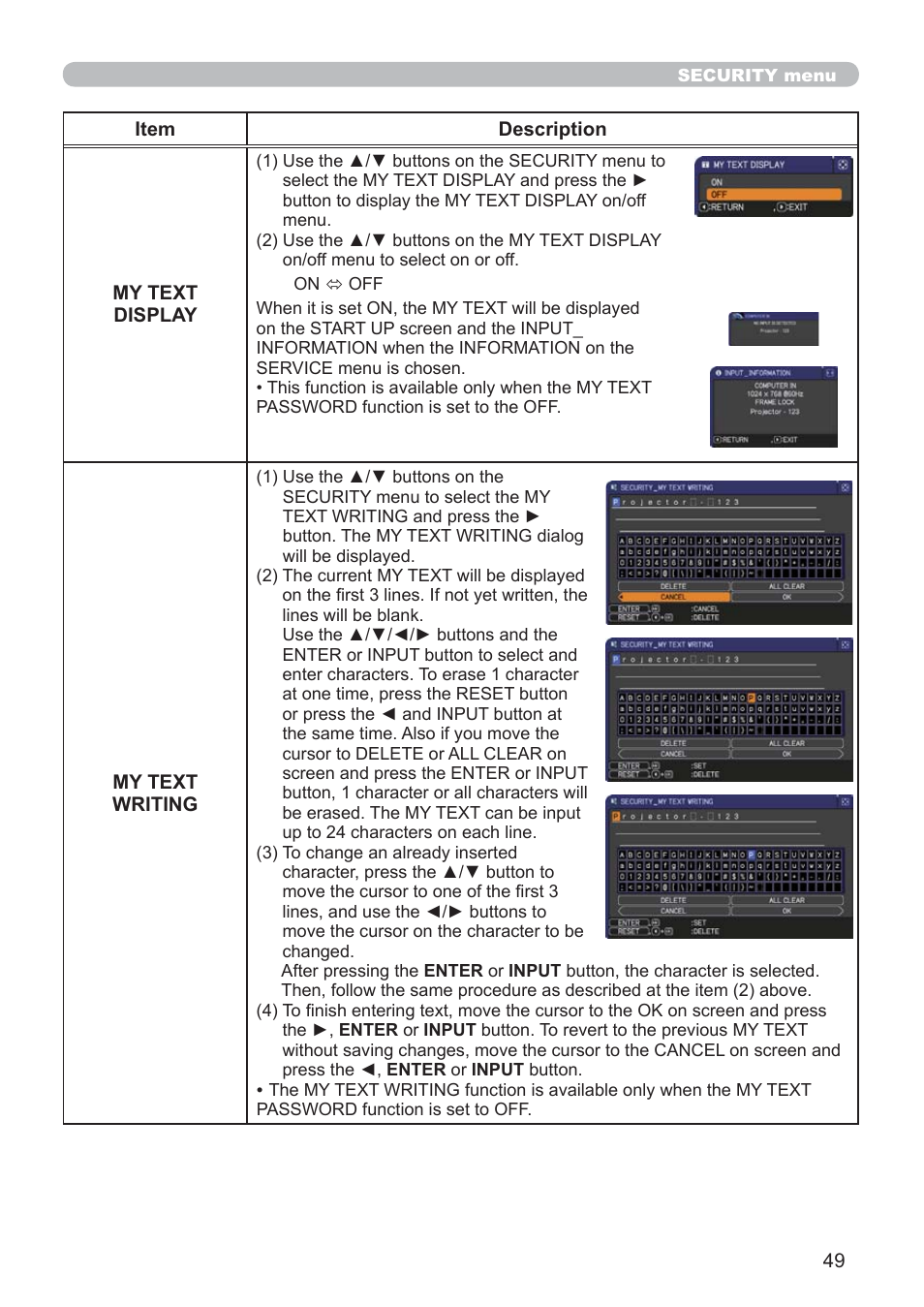 Hitachi CP-RX79 User Manual | Page 58 / 95