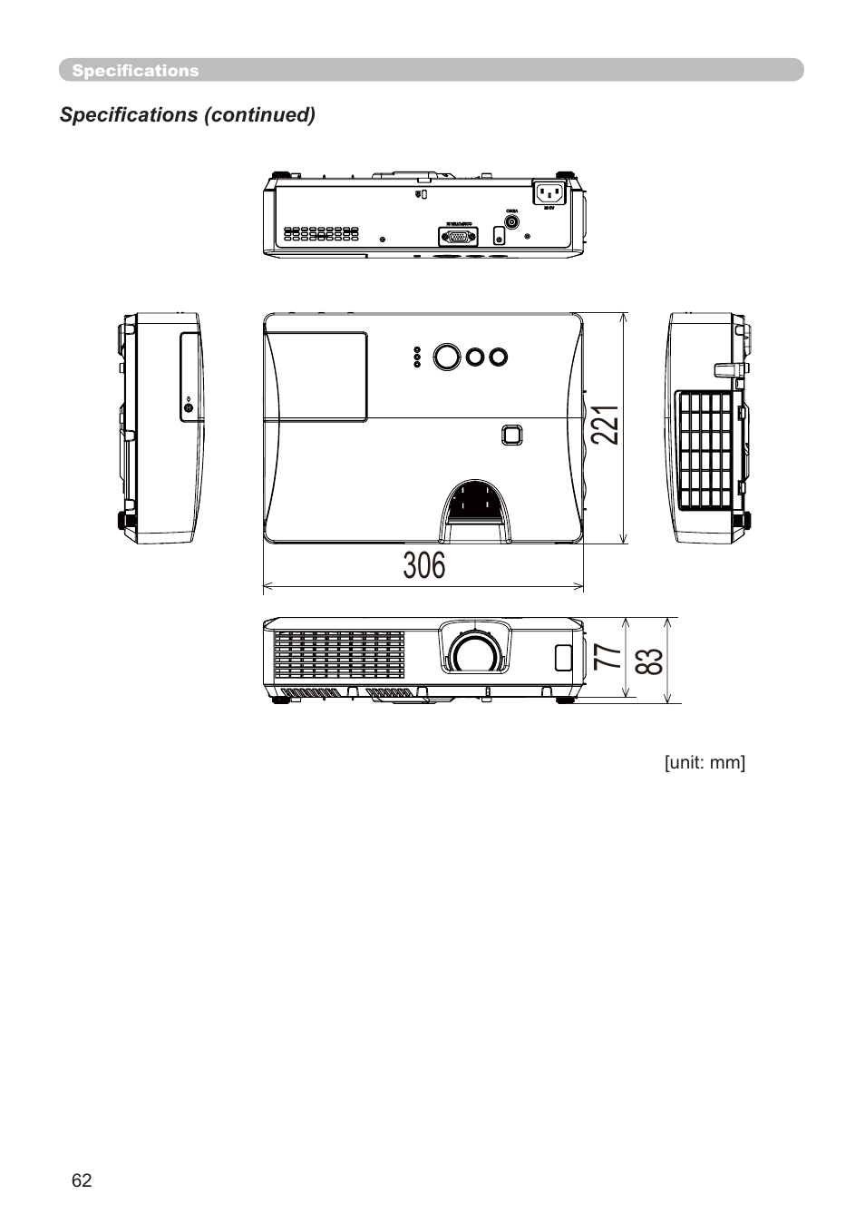 Hitachi CP-RX79 User Manual | Page 71 / 95