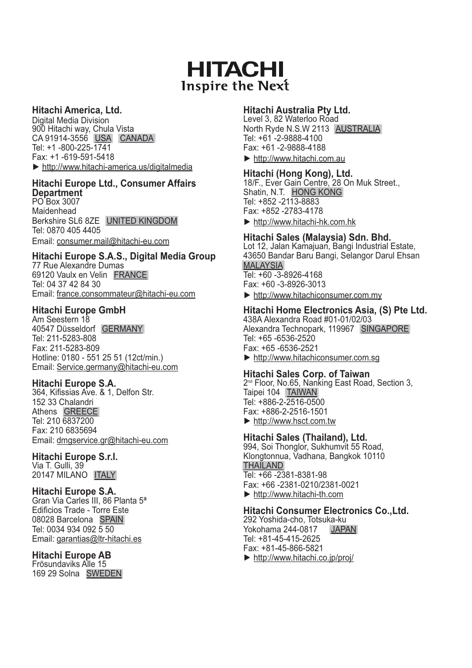 Hitachi CP-RX79 User Manual | Page 95 / 95