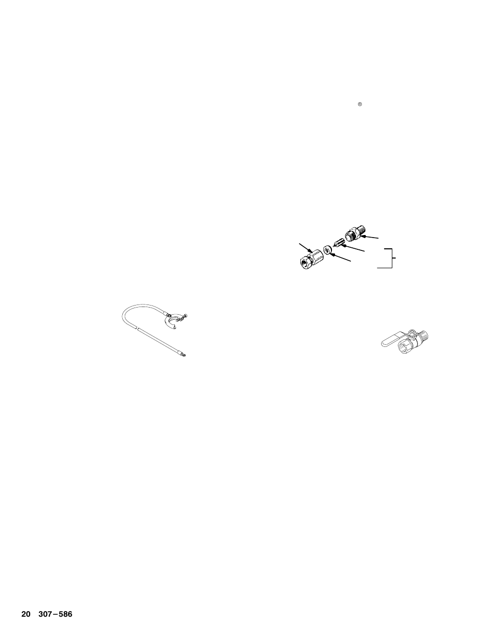 Accessories, Use only genuine graco parts and accessories | Hitachi AA 2000 User Manual | Page 20 / 24