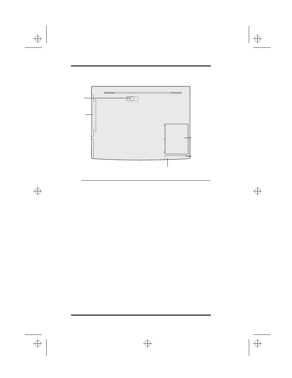 Laptop status indicators, Bottom view | Hitachi SA200 User Manual | Page 22 / 138