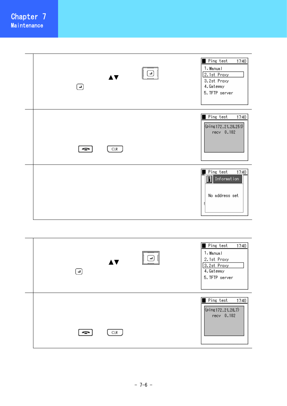 Ping, Chapter 7 | Hitachi 3000 User Manual | Page 108 / 132