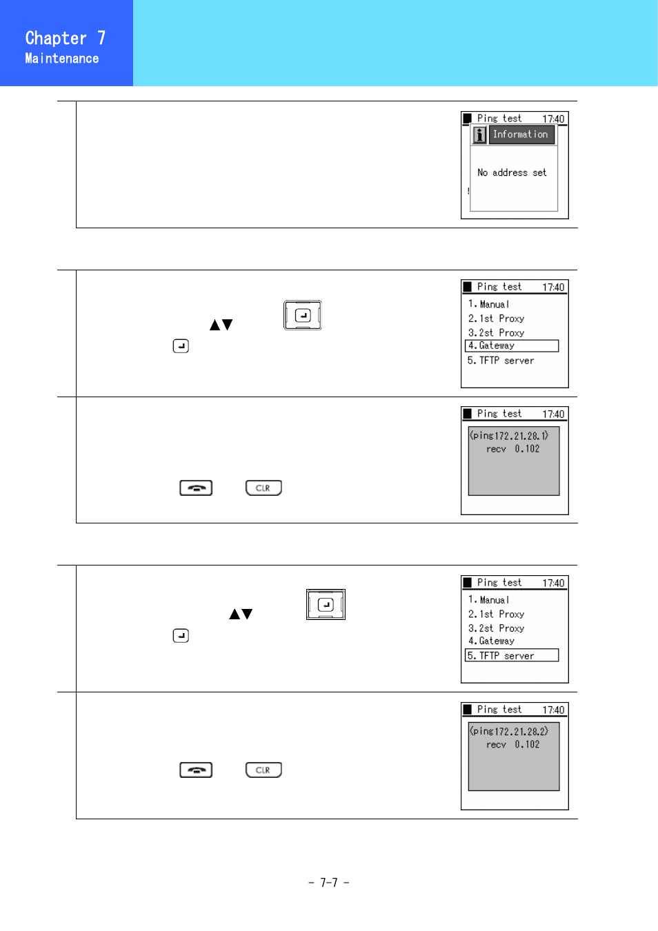 Ping, Chapter 7 | Hitachi 3000 User Manual | Page 109 / 132