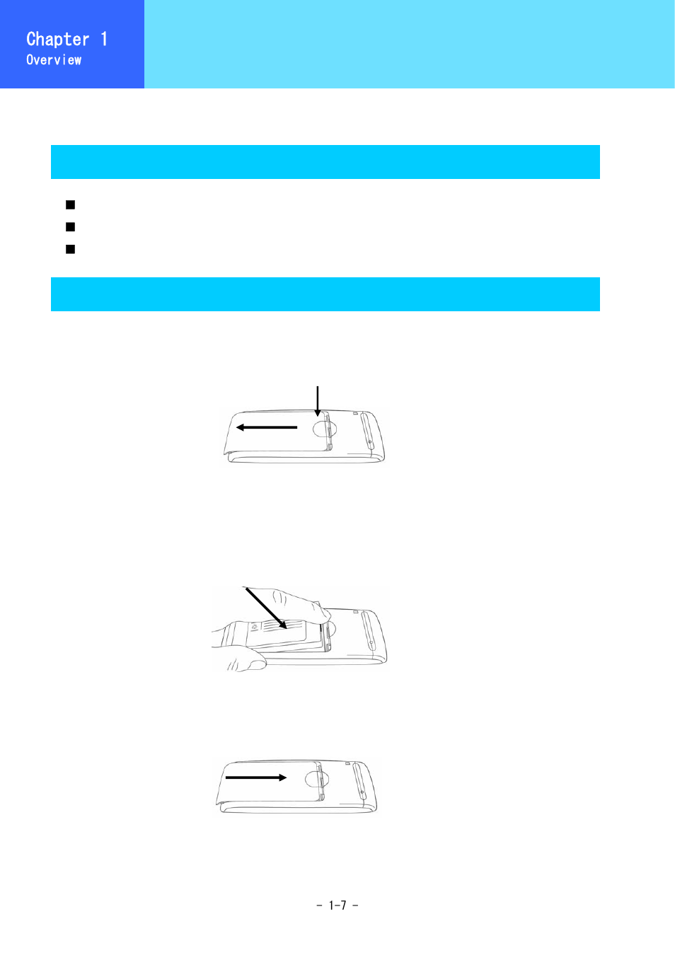 Using accessories, Chapter 1, Accessories | Battery pack installation method | Hitachi 3000 User Manual | Page 18 / 132
