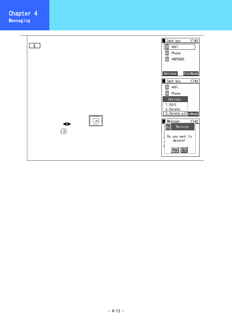 Outbox, Chapter 3, Chapter 4 | Hitachi 3000 User Manual | Page 66 / 132