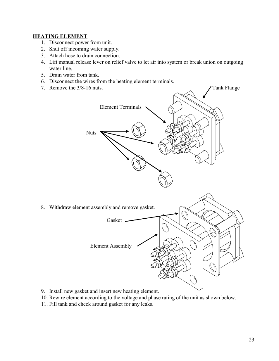 Hubbell Electric Heater Company V15 User Manual | Page 23 / 29