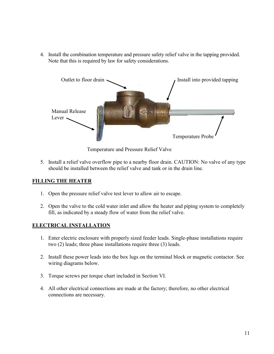 Hubbell Electric Heater Company V20 User Manual | Page 11 / 27