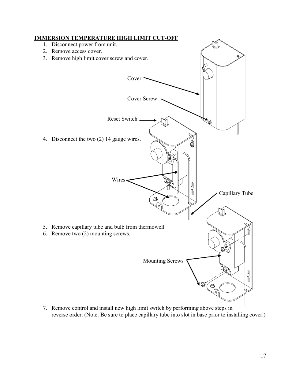 Hubbell Electric Heater Company " SE " User Manual | Page 17 / 25