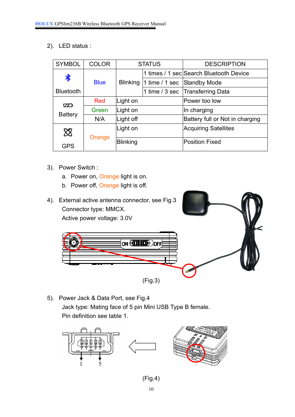 Holux 236B User Manual | Page 11 / 19