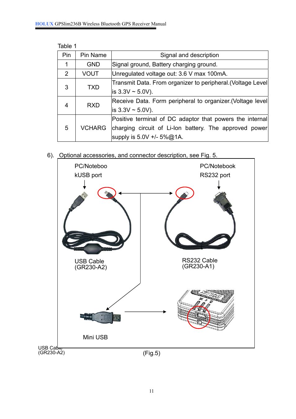 Holux 236B User Manual | Page 12 / 19