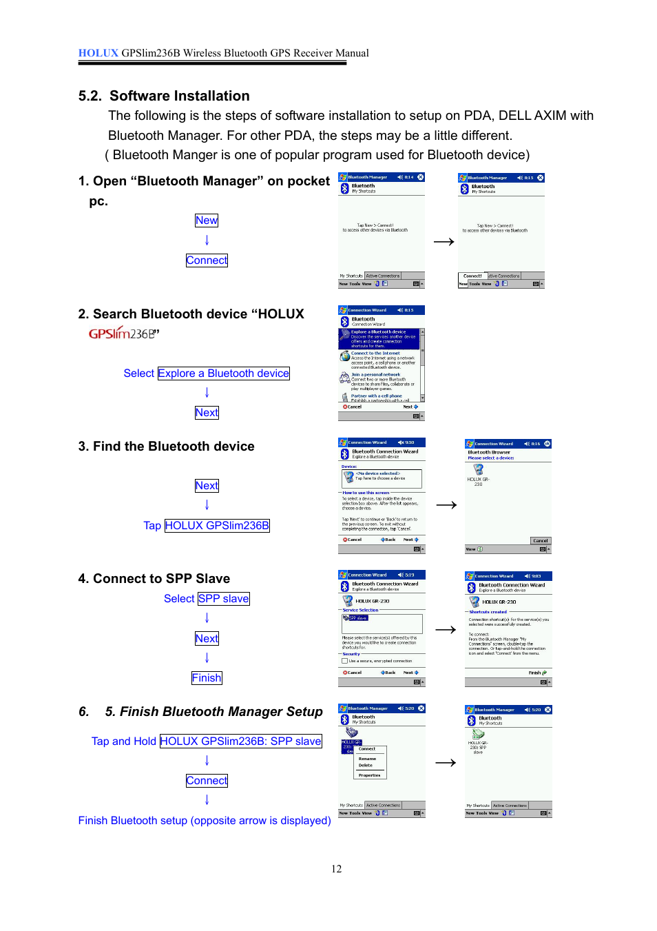 Holux 236B User Manual | Page 13 / 19