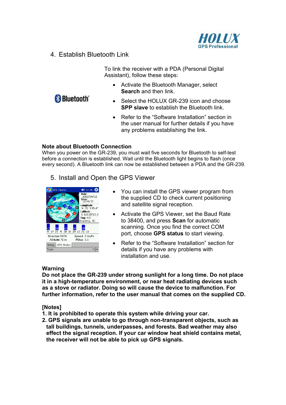 Holux GR-239 User Manual | Page 3 / 4