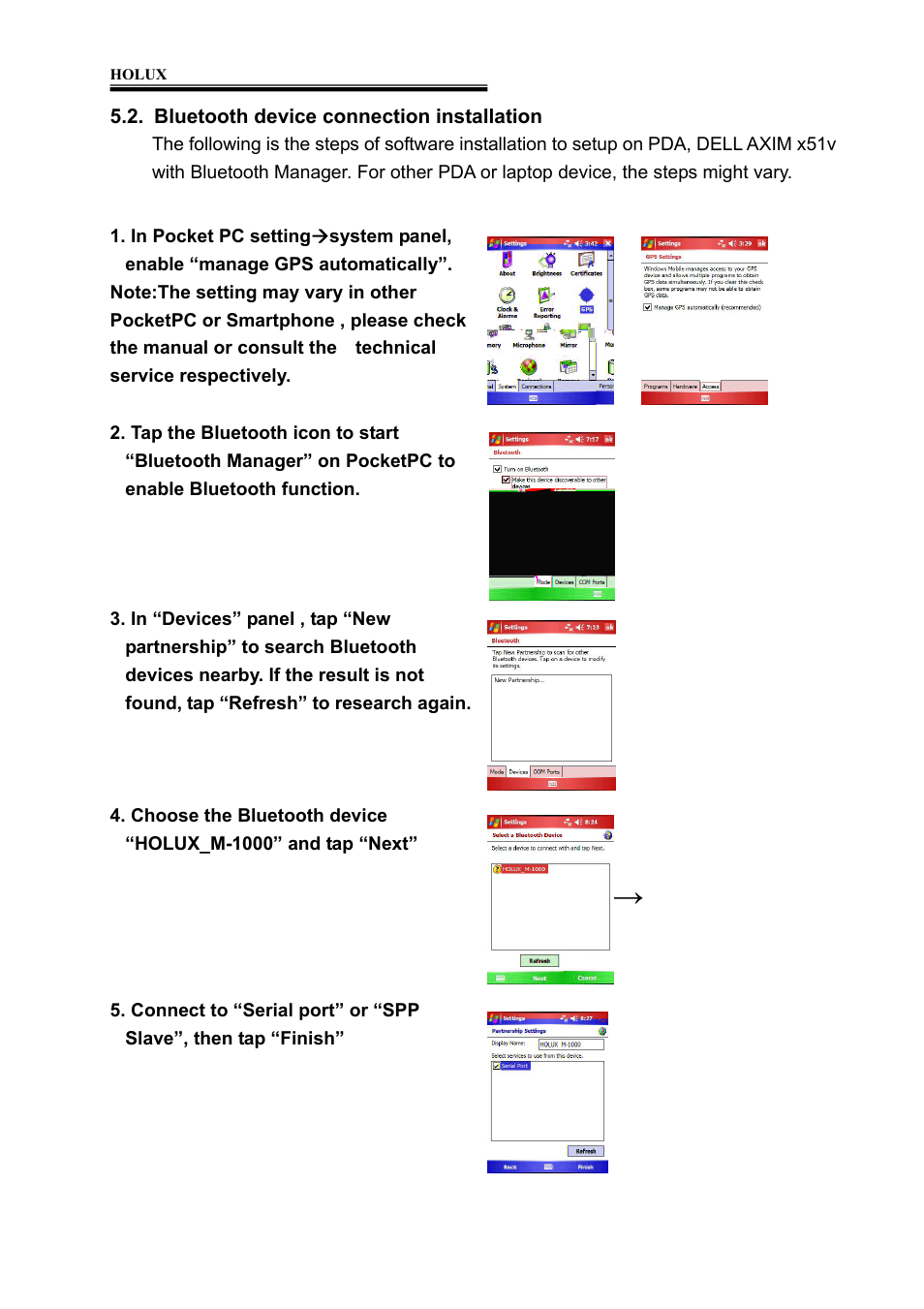 Holux M-1000 User Manual | Page 13 / 20