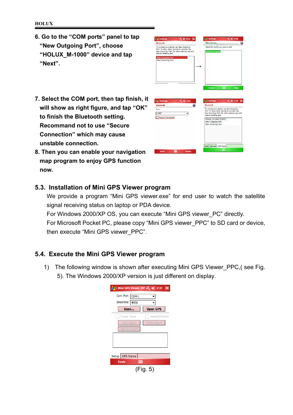 Holux M-1000 User Manual | Page 14 / 20