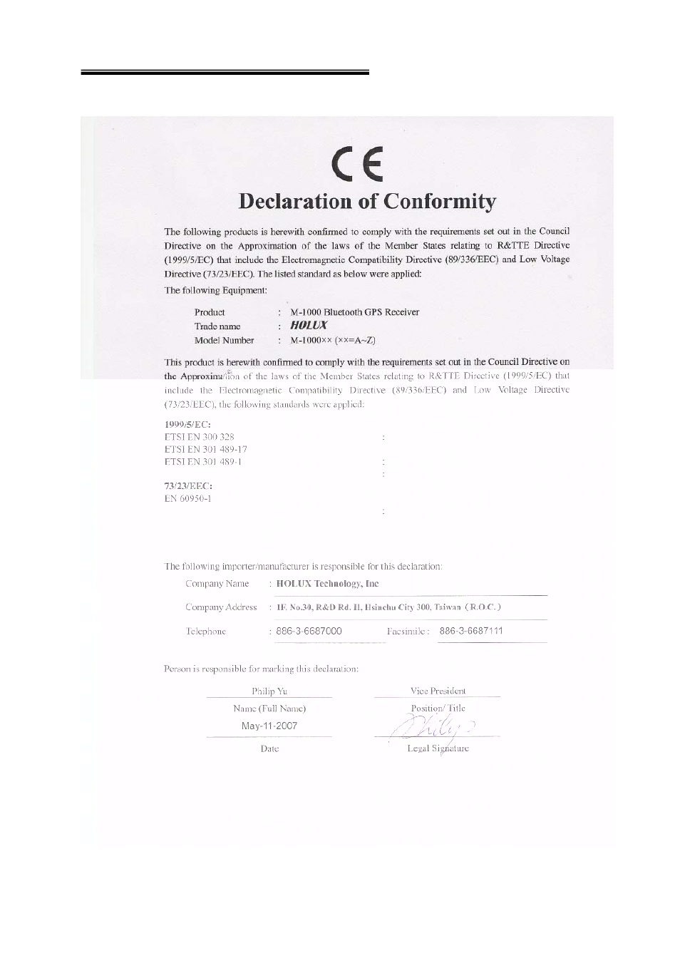 Holux M-1000 User Manual | Page 2 / 20