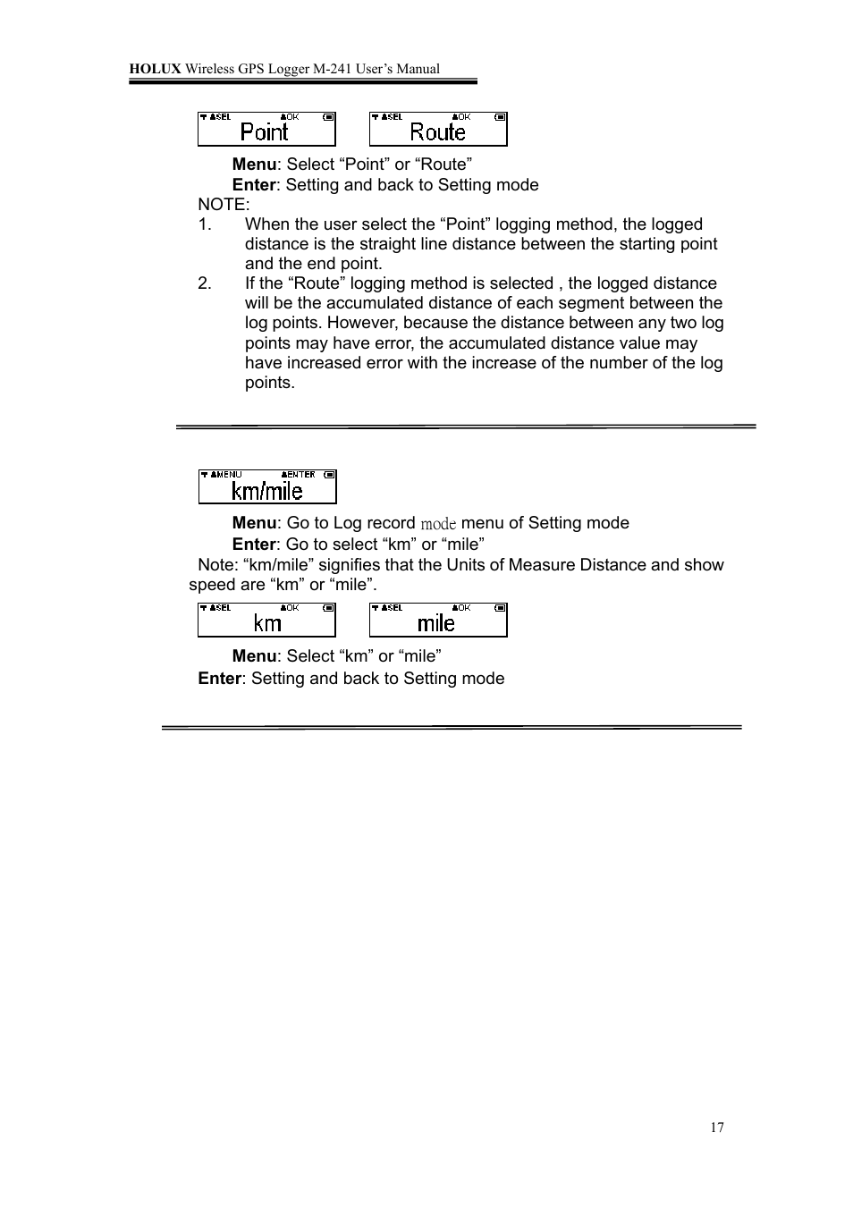 Holux M-241 User Manual | Page 17 / 39