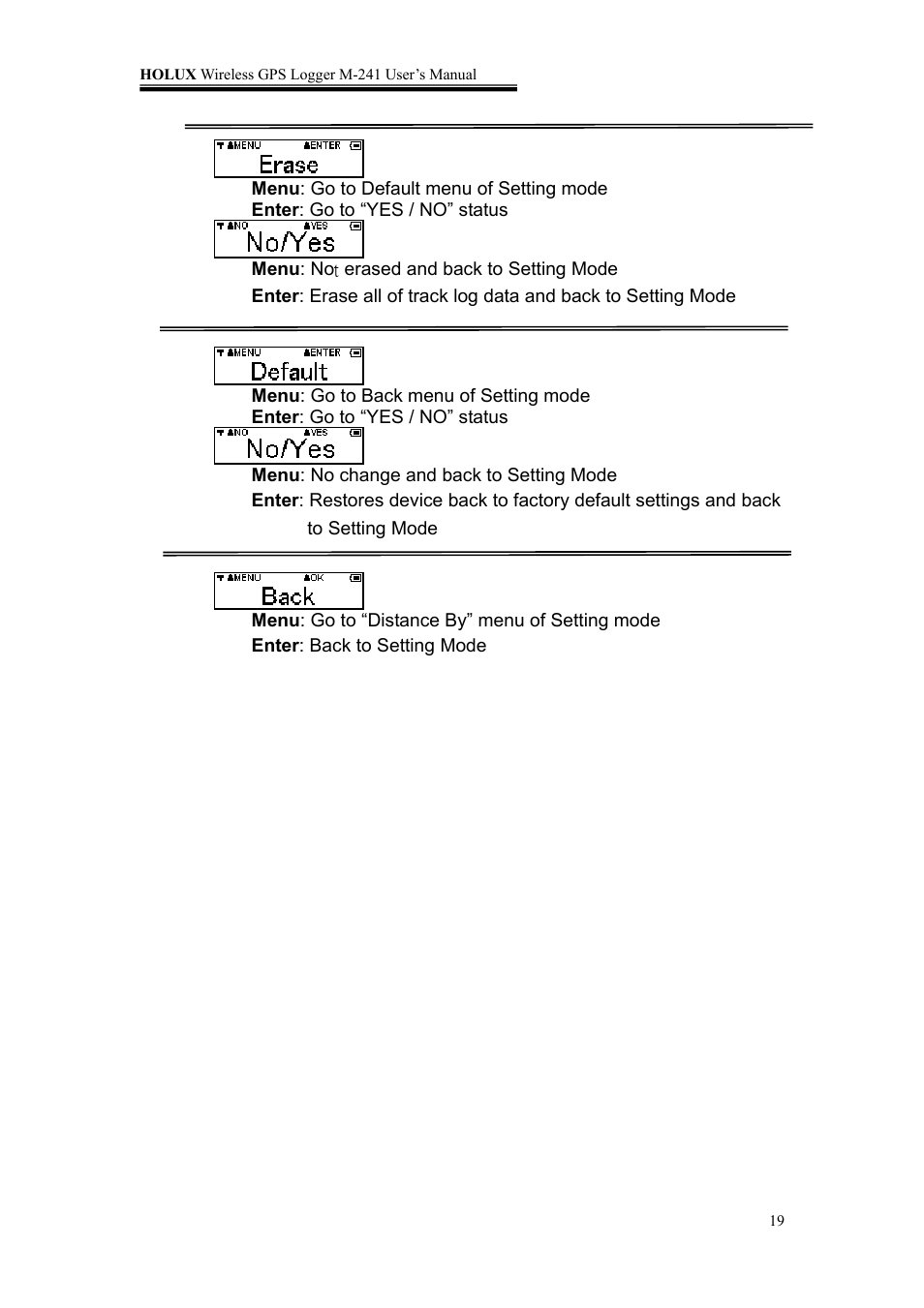 Holux M-241 User Manual | Page 19 / 39