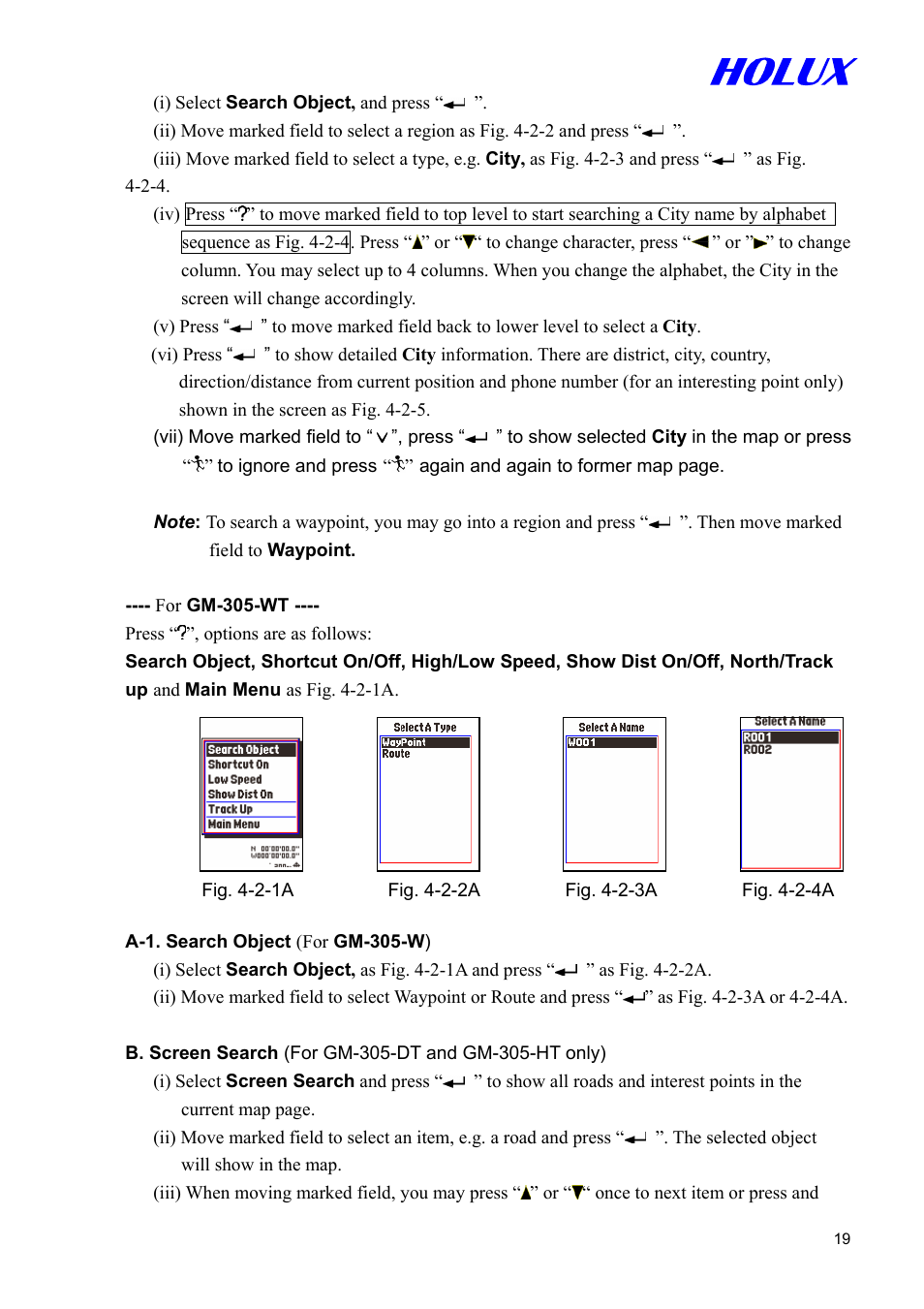 Holux GM-305 User Manual | Page 19 / 48
