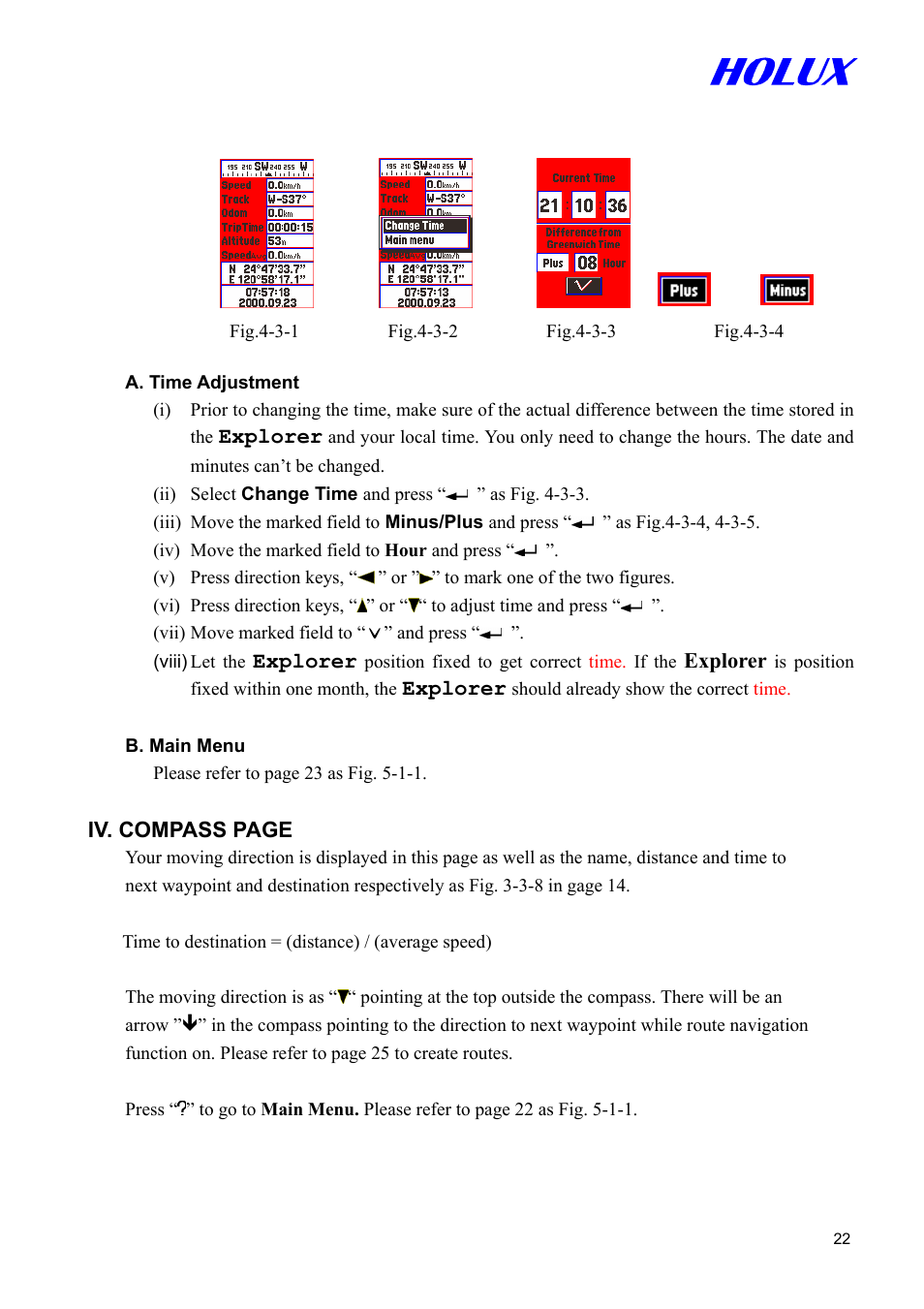 Holux GM-305 User Manual | Page 22 / 48