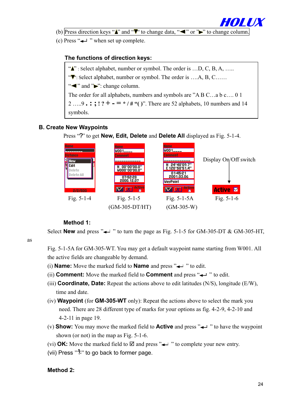 Holux GM-305 User Manual | Page 24 / 48