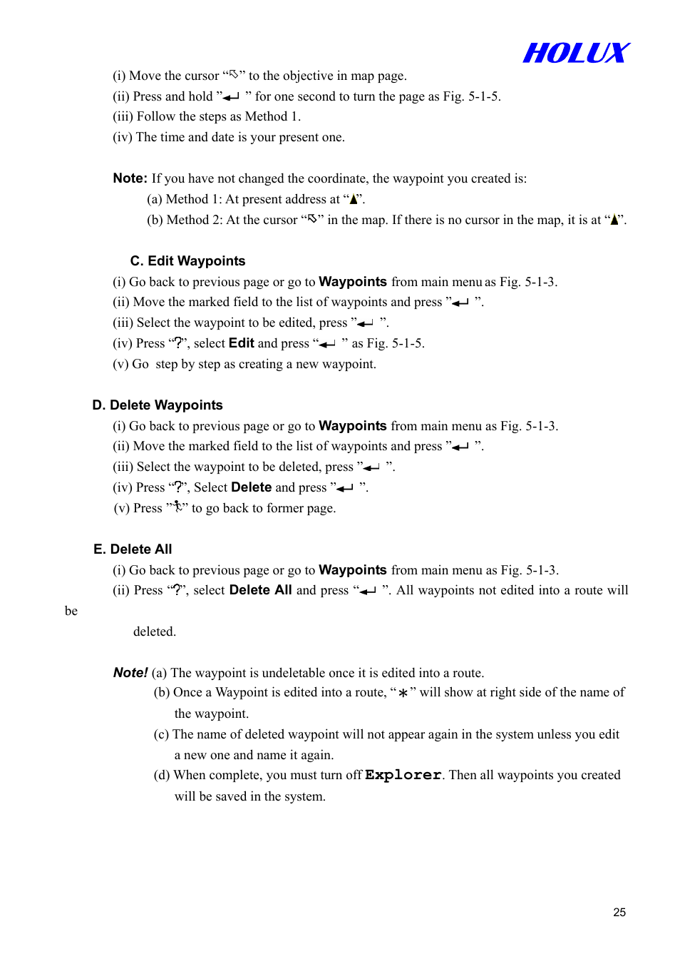 Holux GM-305 User Manual | Page 25 / 48