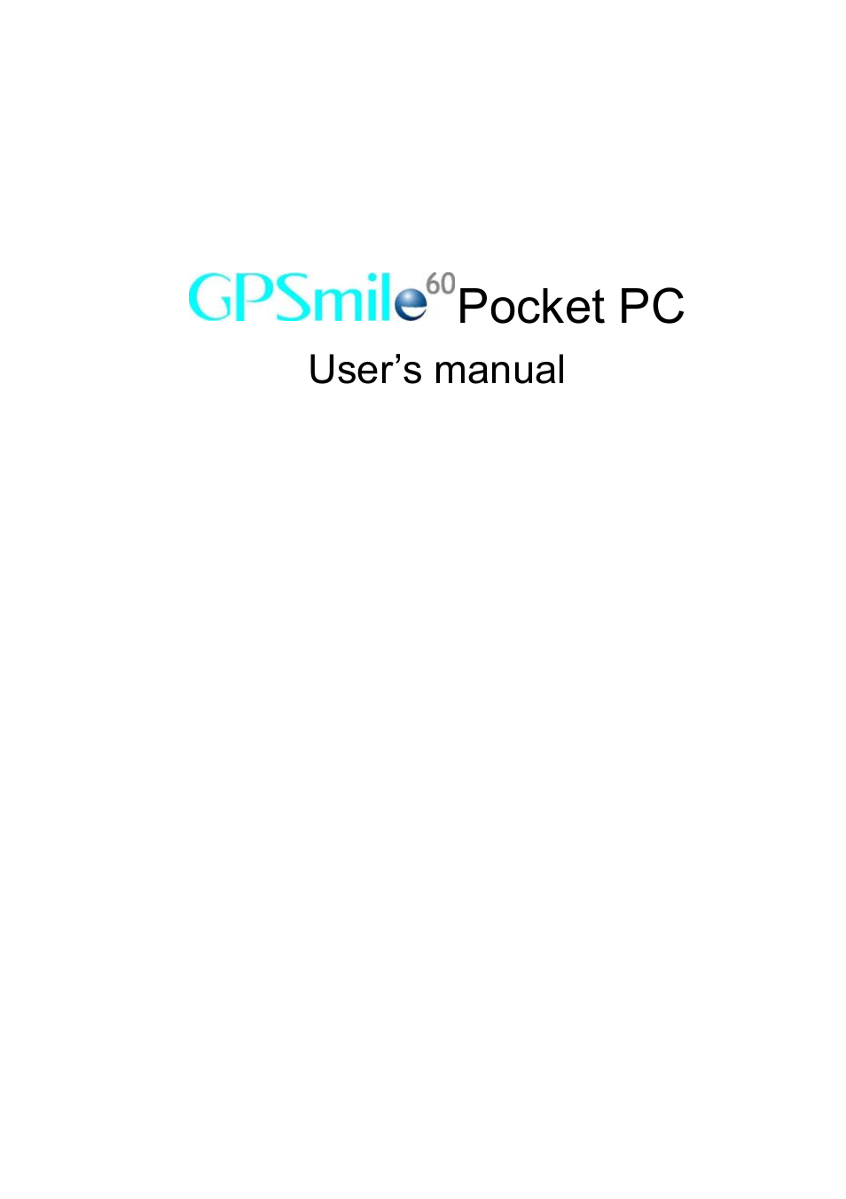 Holux GPSmile Pocket PC User Manual | 50 pages