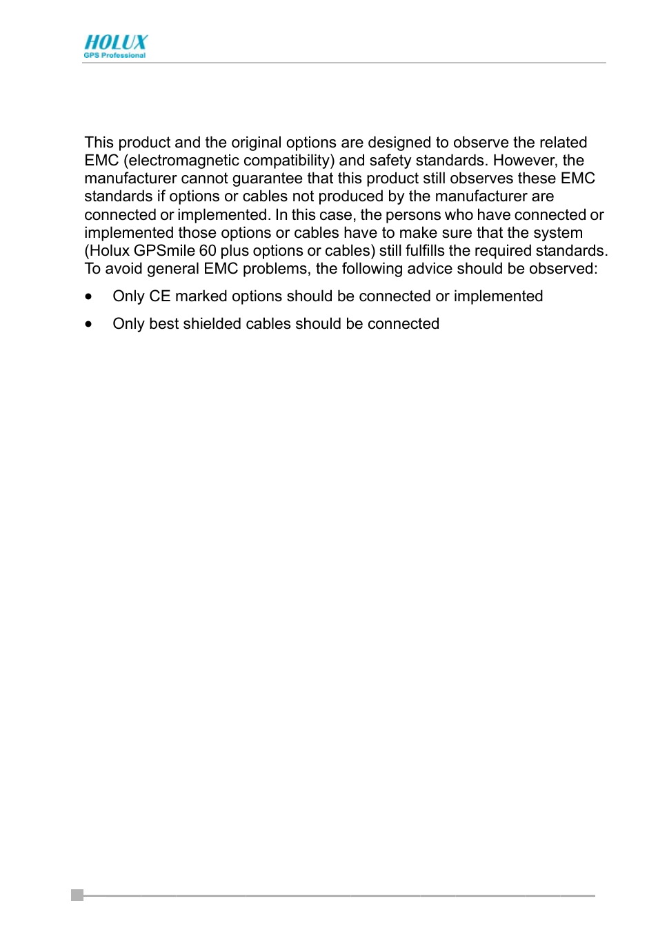 Ce compliance, Canadian notice | Holux GPSmile Pocket PC User Manual | Page 9 / 50