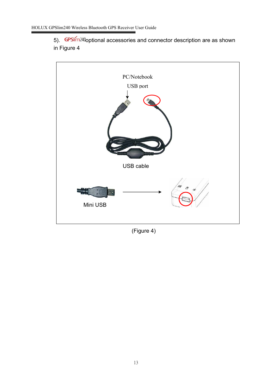 Holux GPSlim 240 User Manual | Page 13 / 25