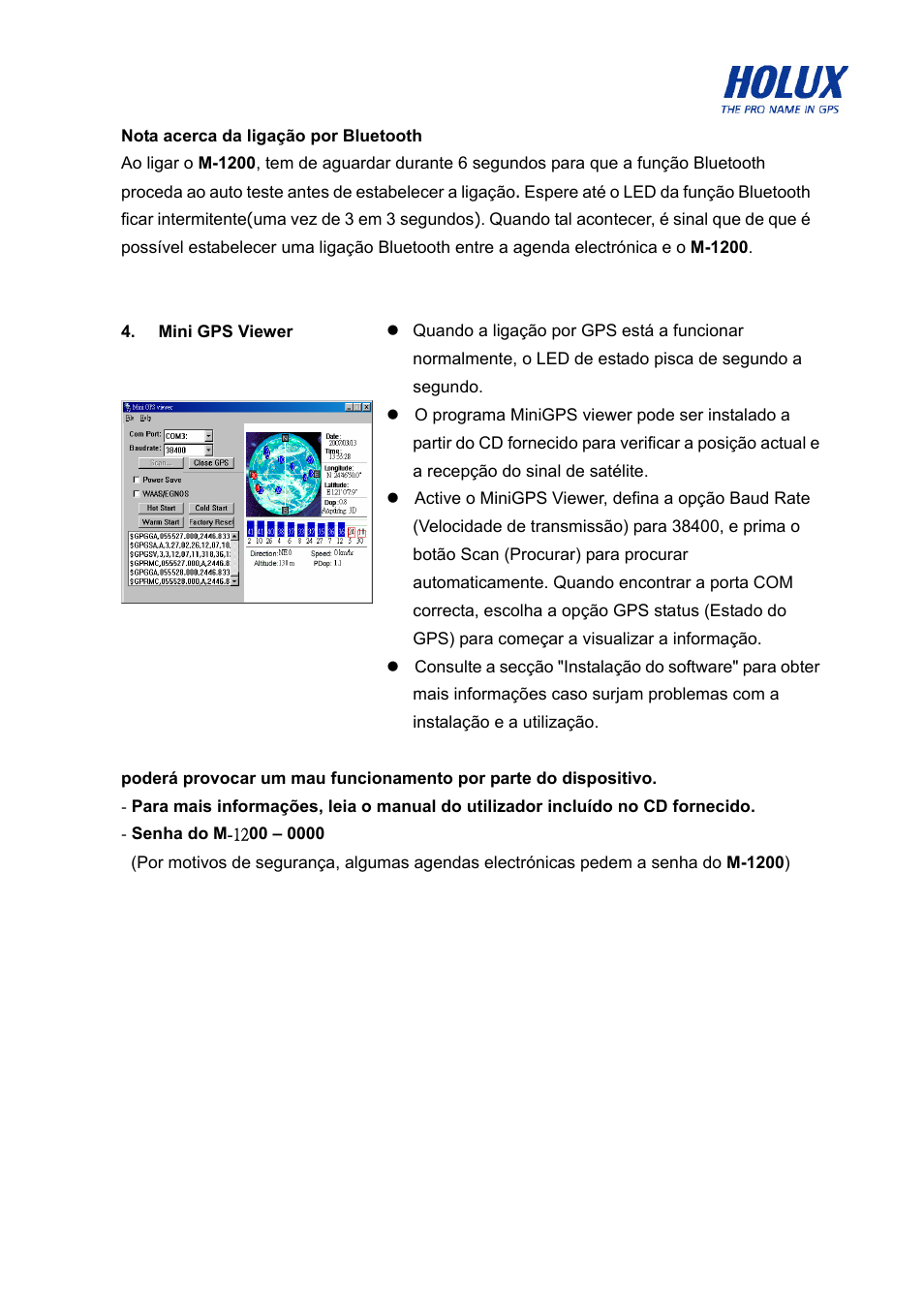 Holux M-1200 User Manual | Page 18 / 28