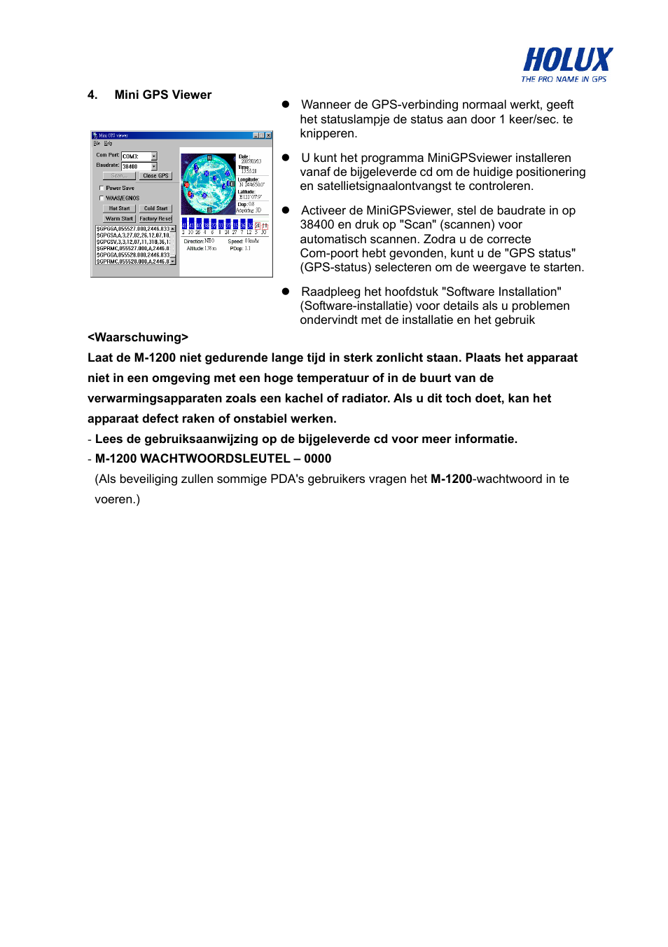 Holux M-1200 User Manual | Page 6 / 28