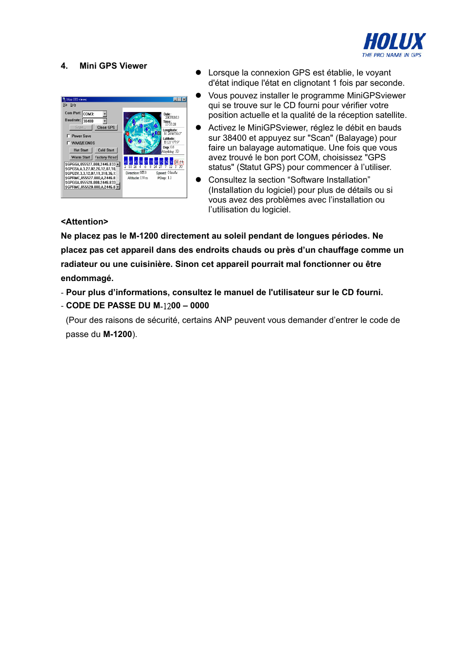 Holux M-1200 User Manual | Page 9 / 28