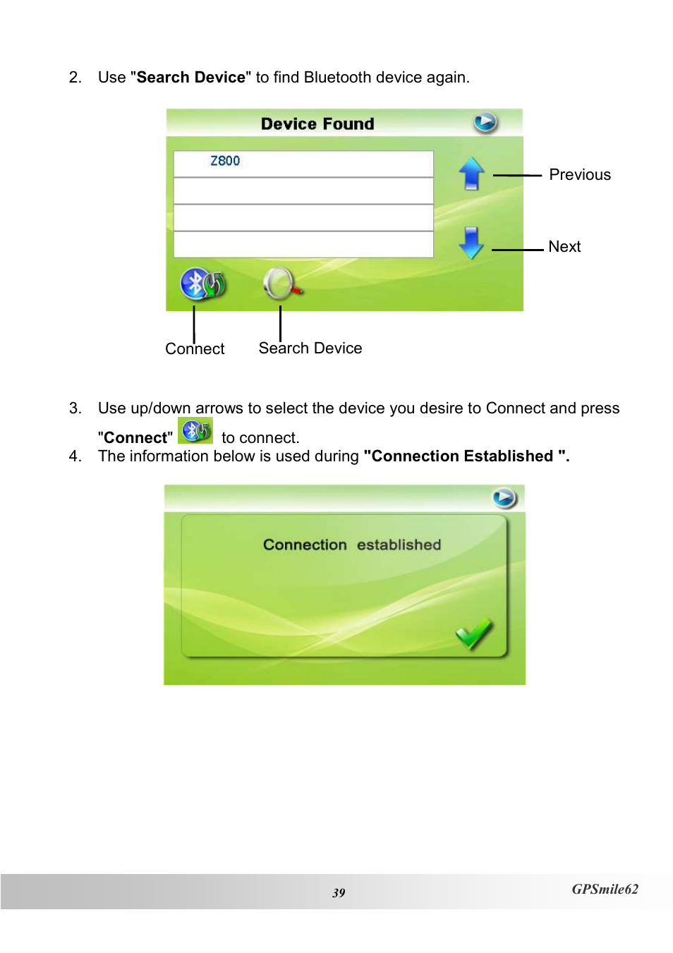 Holux NAV SLIM GPSMILE62 User Manual | Page 45 / 53