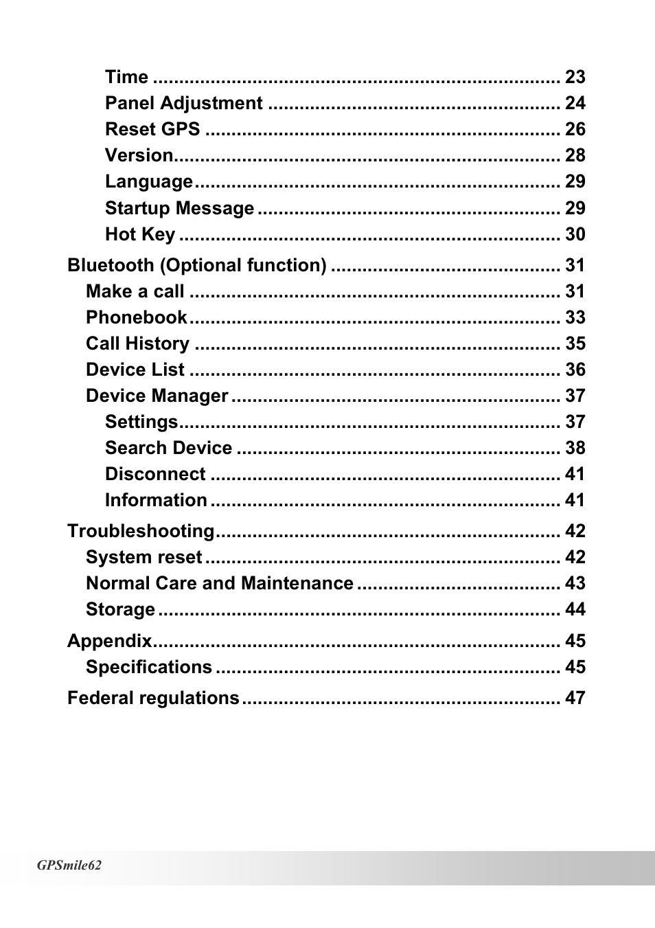 Holux NAV SLIM GPSMILE62 User Manual | Page 6 / 53
