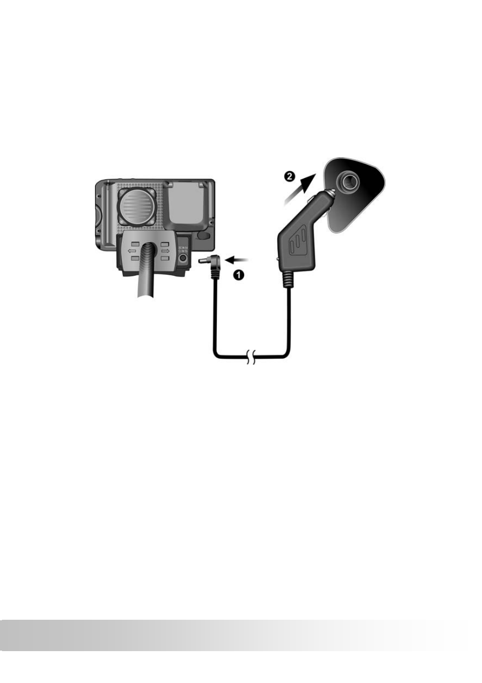 Using the car charger | Holux Portable Automobile Navigation System User Manual | Page 21 / 42