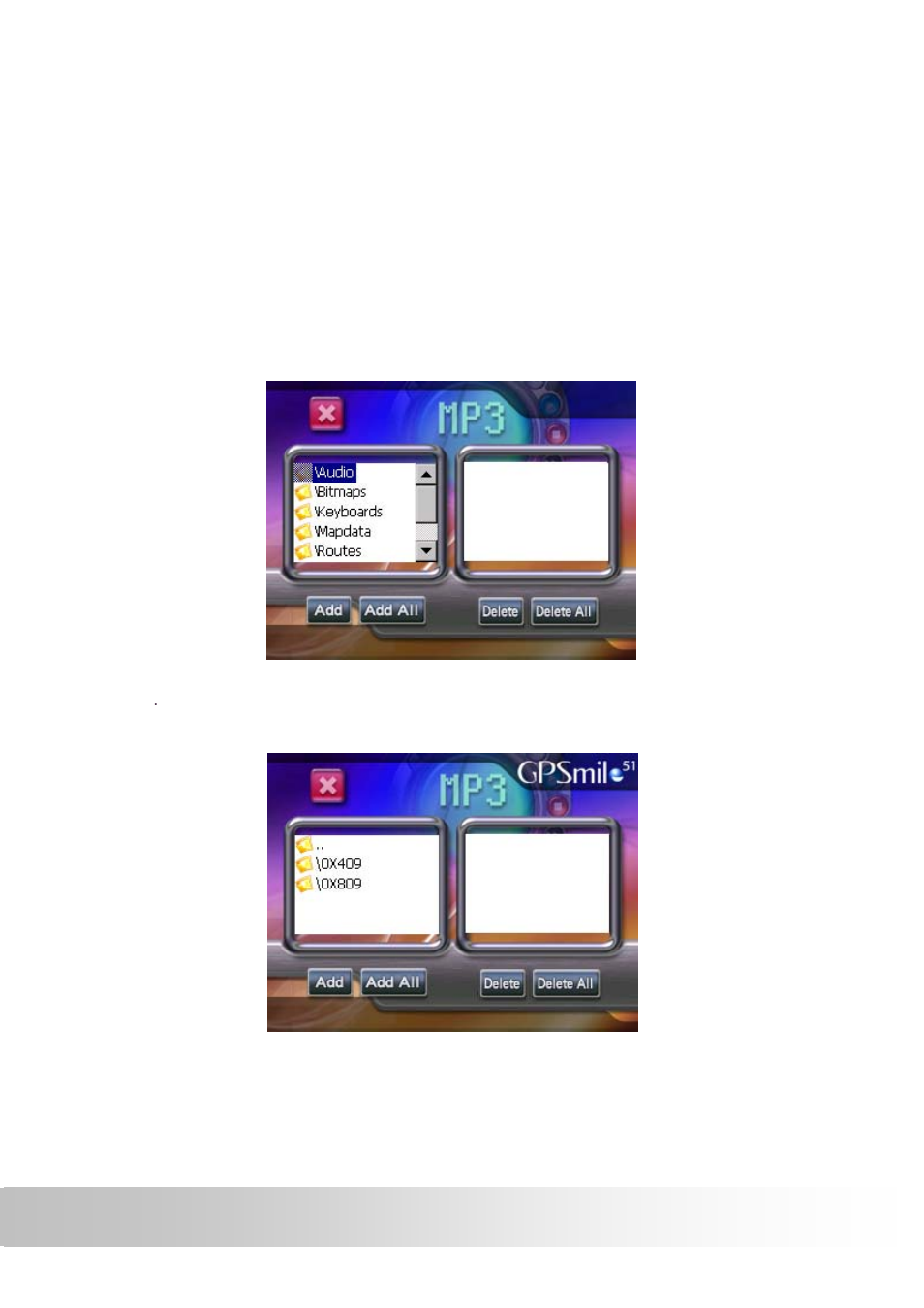 Create custom playlist | Holux Portable Automobile Navigation System User Manual | Page 35 / 42